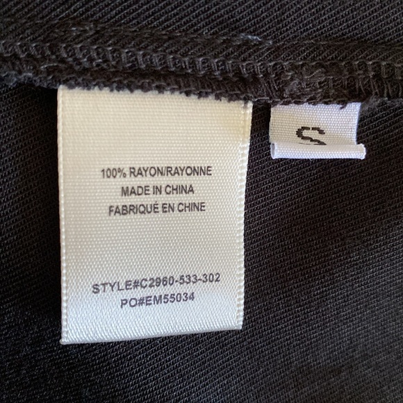 Anthropologie Cloth & Stone V Neck Short Sleeve Rayon pullover blouse Small - Picture 11 of 14